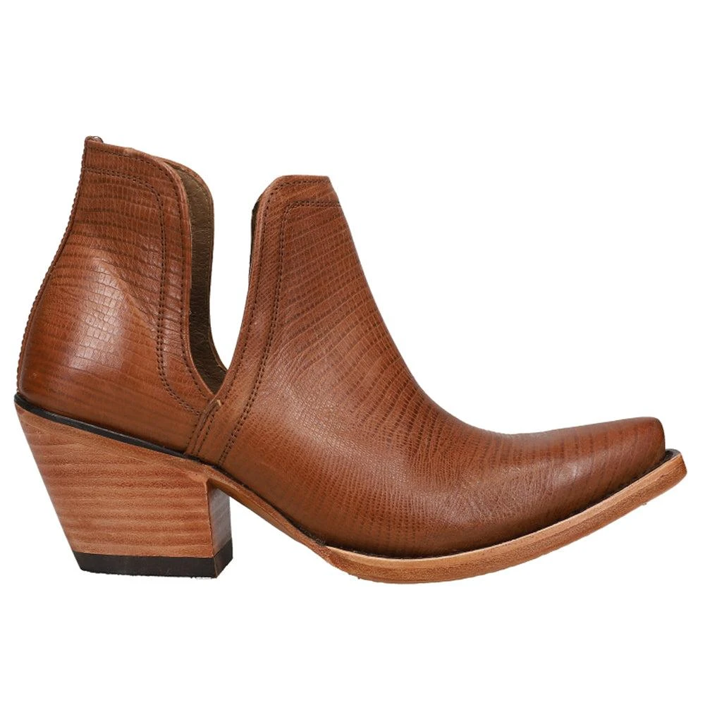 Ariat Dixon Studded Animal Print Snip Toe Cowboy Booties 1