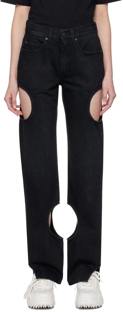 Off-White Black Meteor Jeans 1