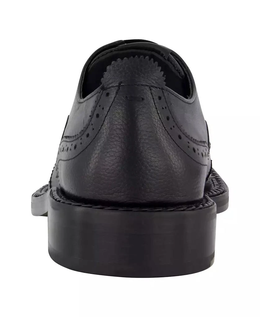 Karl Lagerfeld Paris Men's White Label Leather Wingtip Dress Shoes 3