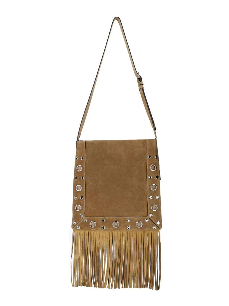 Valentino Suede Shoulder Bag with Silver Studs 2