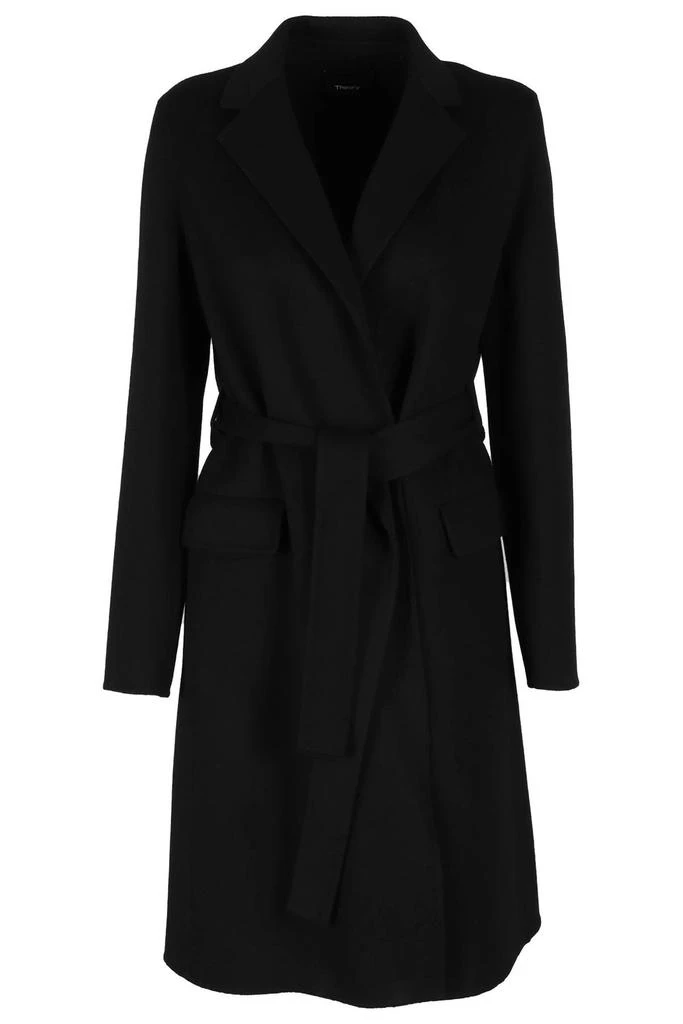 Theory Theory Long Sleeved Belted Coat 1