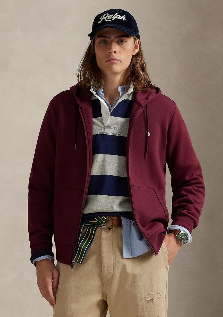 Ralph Lauren Double-Knit Full-Zip Hoodie