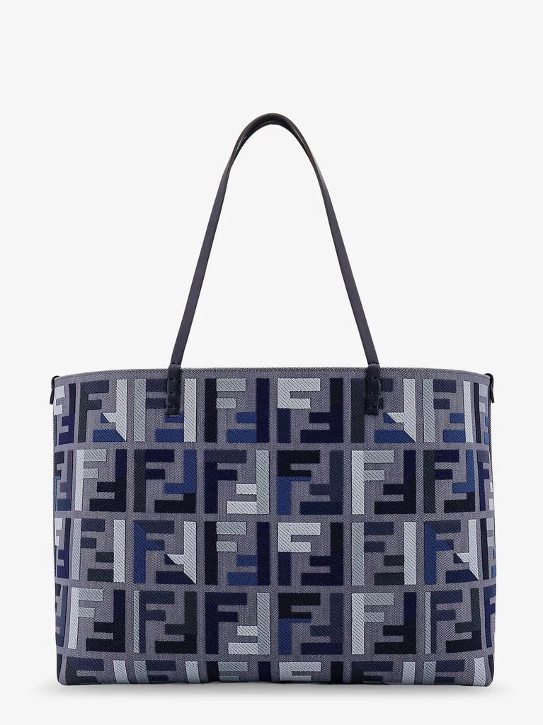 Fendi Roll Large jacquard FF fabric tote bag 3
