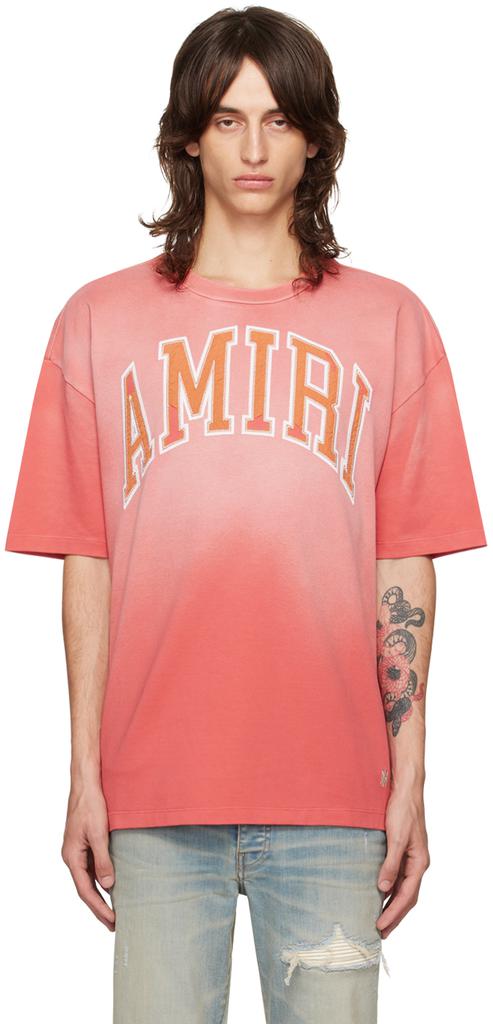 AMIRI Blue Vintage Oversized T-shirt - T-Shirts - Compare