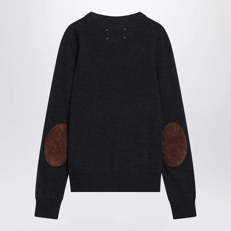 MAISON MARGIELA Men's blue Wool Sweater 2