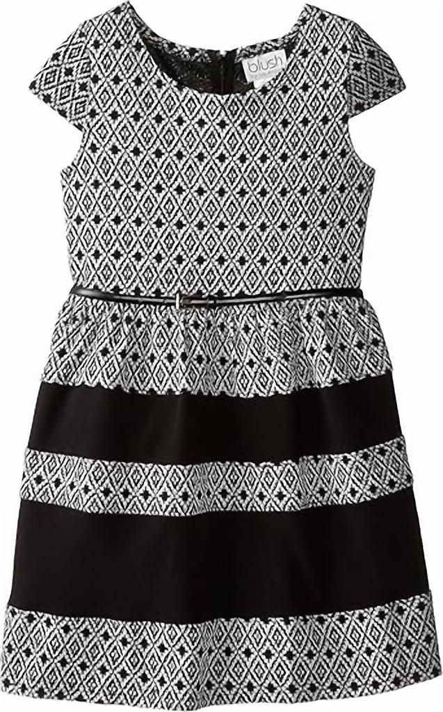 Us Angels Blush By Us Angels - Girl's Cap Sleeves Dress