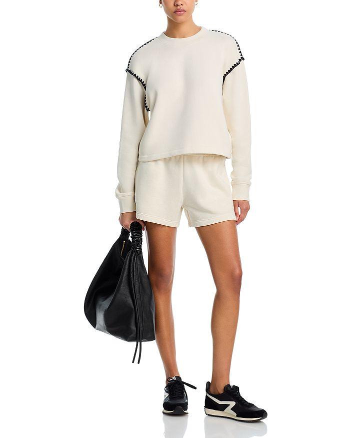 Rag & Bone Terry Blanket Stitch Shorts
