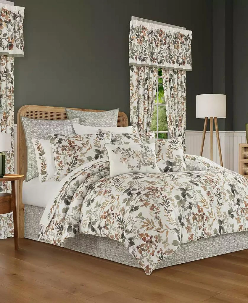 Royal Court Evergreen 4 Piece Comforter Set, California 1