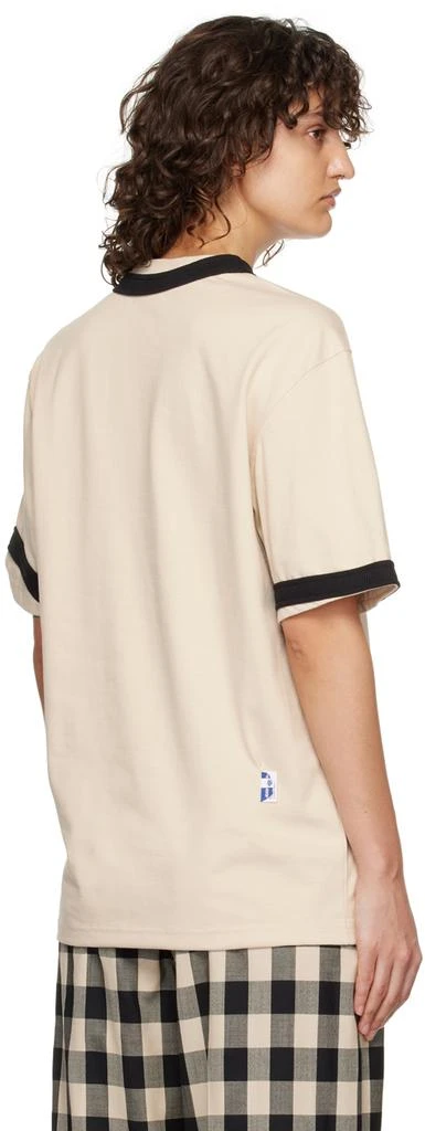 ADER error Beige Appliqué T-Shirt 3