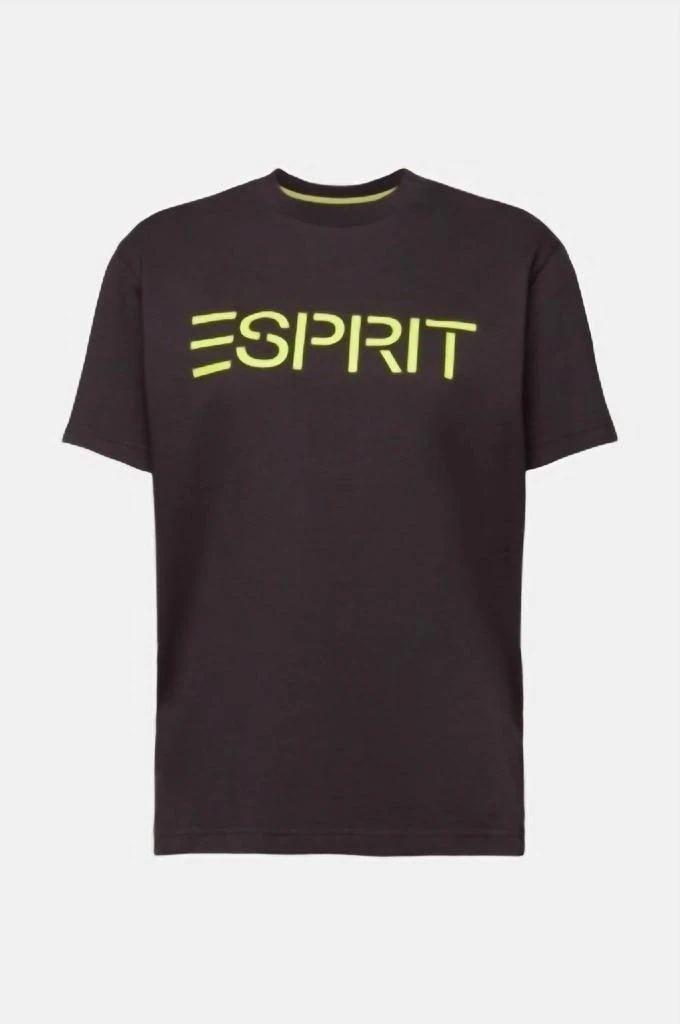 Esprit Esprit - Logo Crewneck Cotton T-shirt 5
