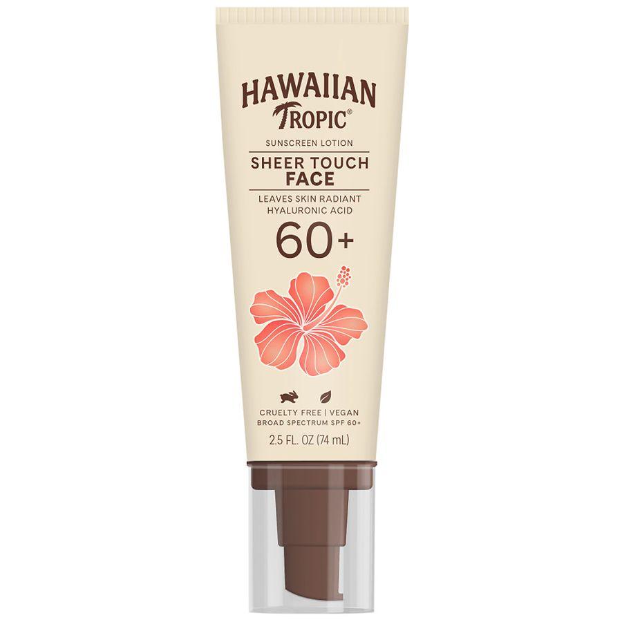 Hawaiian Tropic Sheer Touch Face Sunscreen Lotion, SPF 60+