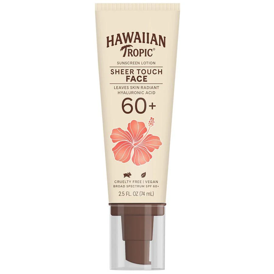 Hawaiian Tropic Sheer Touch Face Sunscreen Lotion, SPF 60+ 1