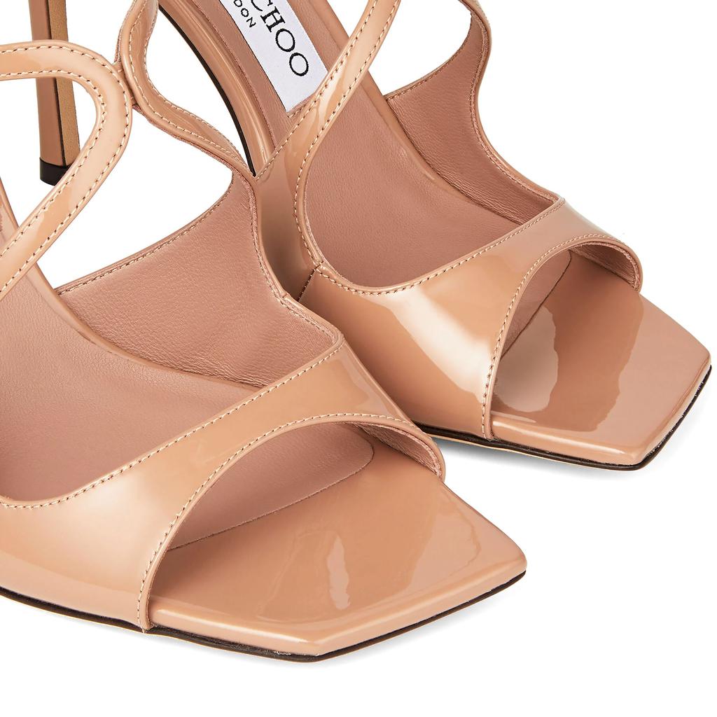 JIMMY CHOO Anise 95 サンダル Gold Liquid Metal Leather Mules | ANISE 95 | Winter 2021
