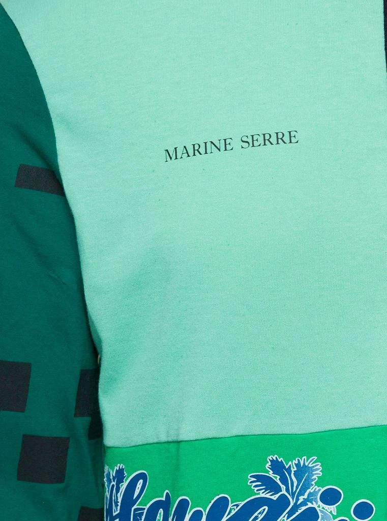MARINE SERRE Marine Serre Regenerated Graphic-Printed Crewneck T-Shirt 3