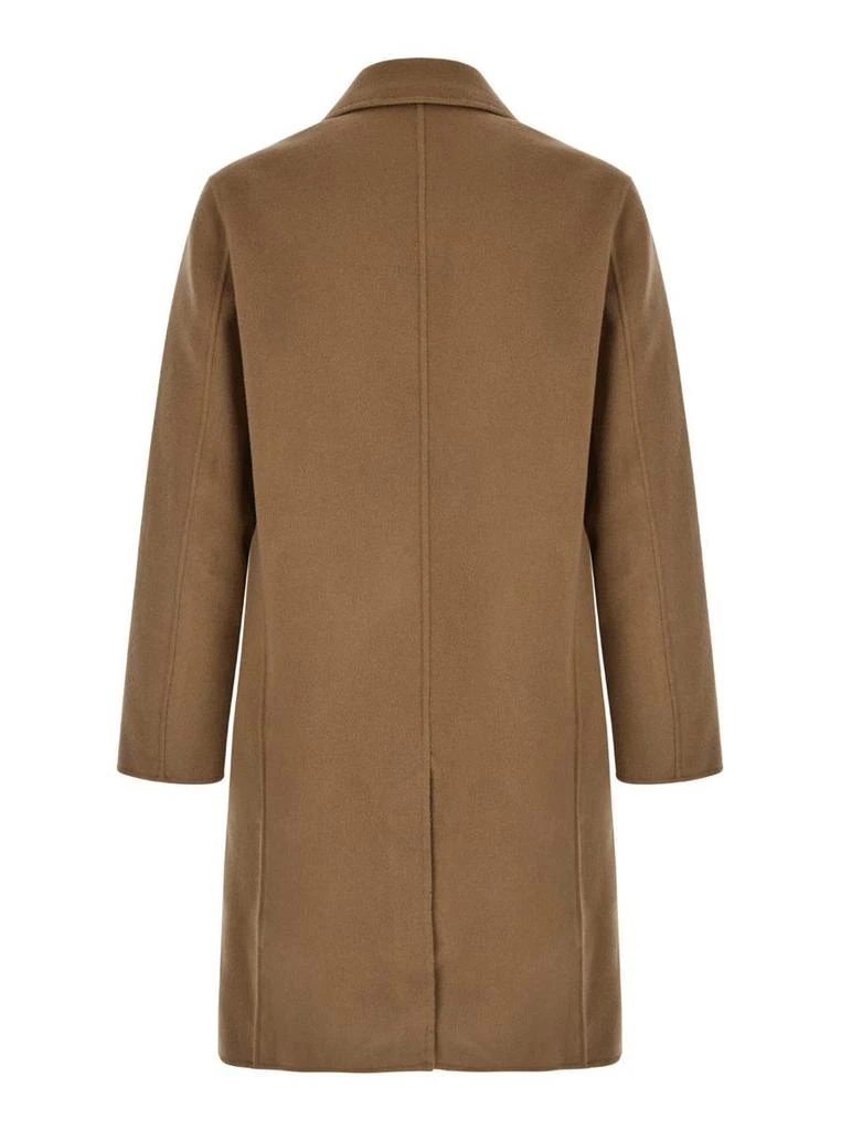 Low Brand Beige Coat With Classic Revers In Wool Man 2