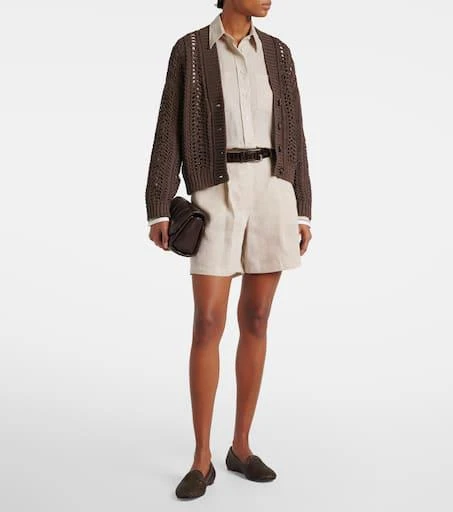 Brunello Cucinelli Linen Bermuda shorts 2