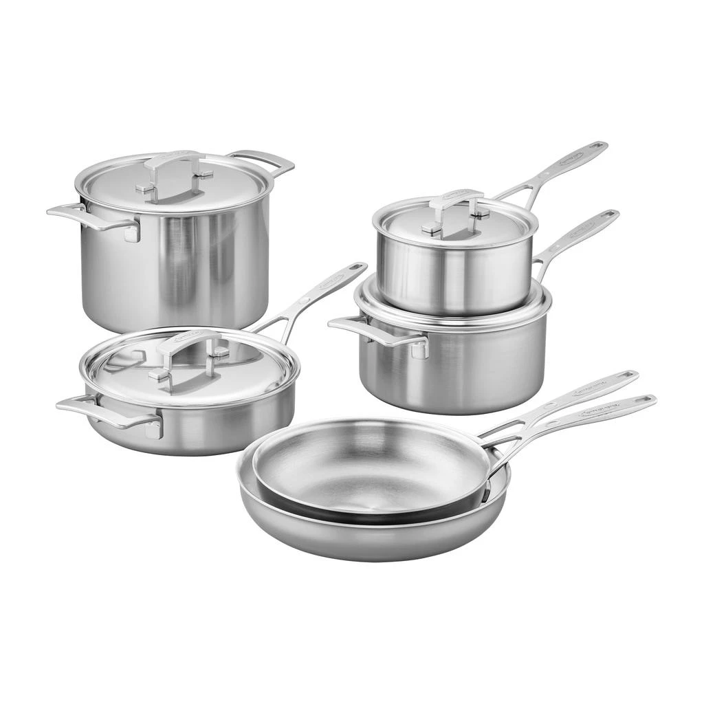 Demeyere Demeyere Industry 5-Ply 10-pc Stainless Steel Cookware Set 1