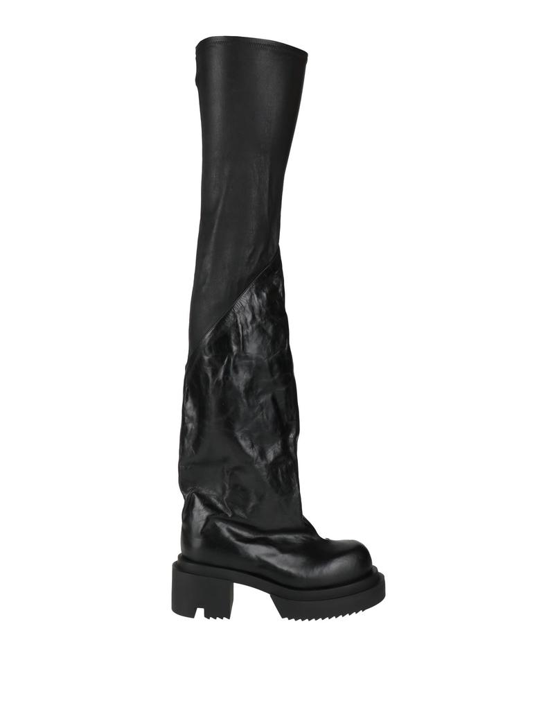 Rick Owens Black Hollywood Sliver Platform Beatle Boots