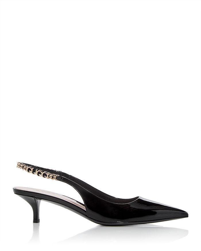 Gucci Women's Signoria Embellished Slingback Pumps