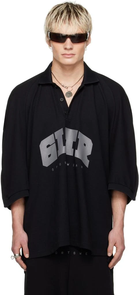 Jean Paul Gaultier Black Shayne Oliver Edition 'The GLTR' Polo 1