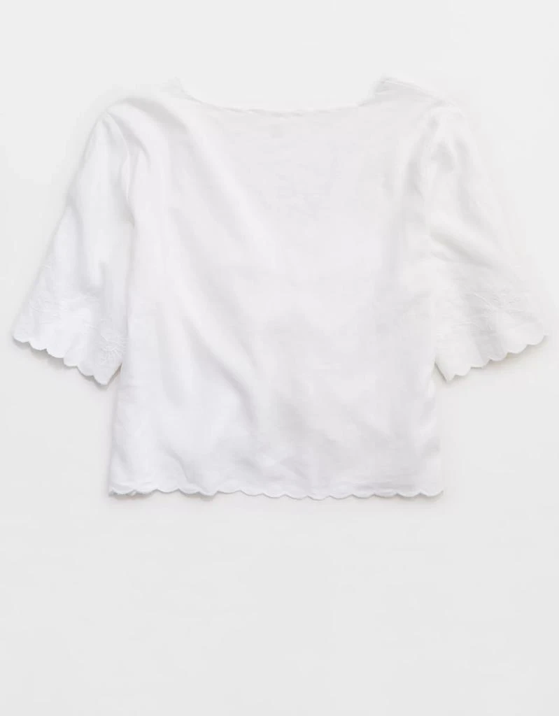 Aerie Aerie Cropped Cinch Front Top 4
