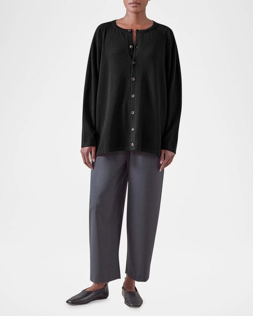 Eskandar Slim-Sleeve Cashmere Cardigan 2