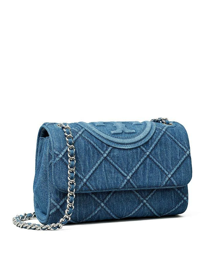 Tory Burch Small Fleming Soft Denim Convertible Shoulder Bag 4