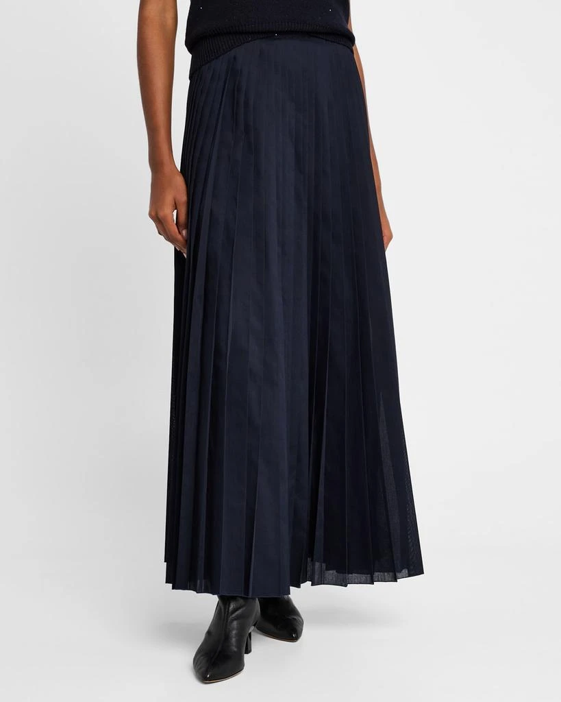 FABIANA FILIPPI Pleated Muslin Maxi Skirt 4