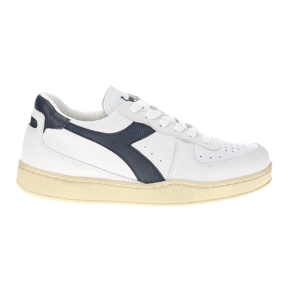 Diadora Mi Basket Low Used Lace Up Sneakers