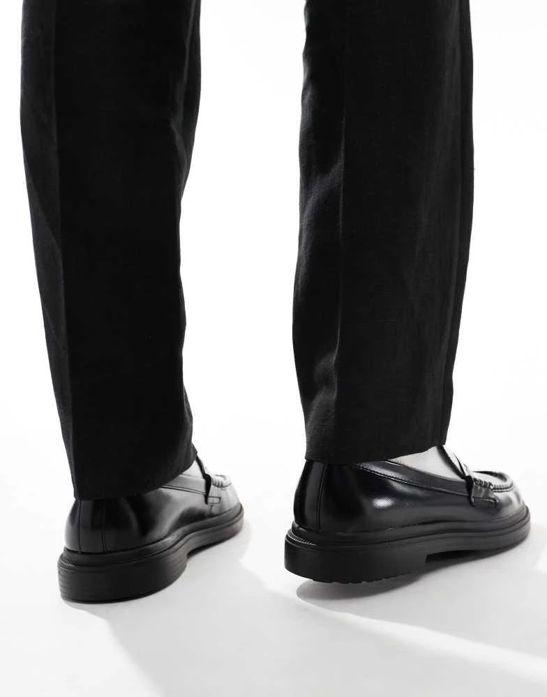 Bershka Bershka loafer in black 2