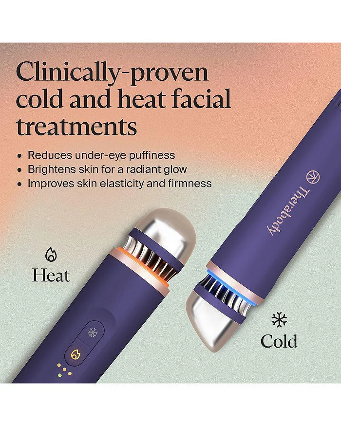 Therabody Theraface Depuffing Hot & Cold Therapy Skin Care Wand - Indigo 3