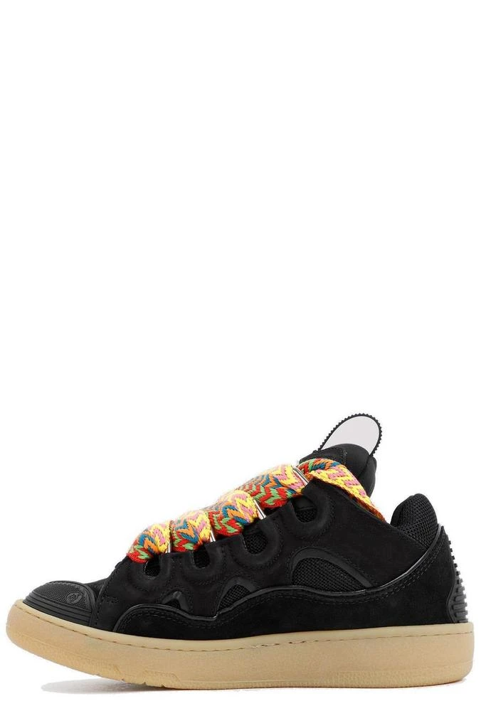 Lanvin Lanvin Curb Round Toe Lace-Up Sneakers 2
