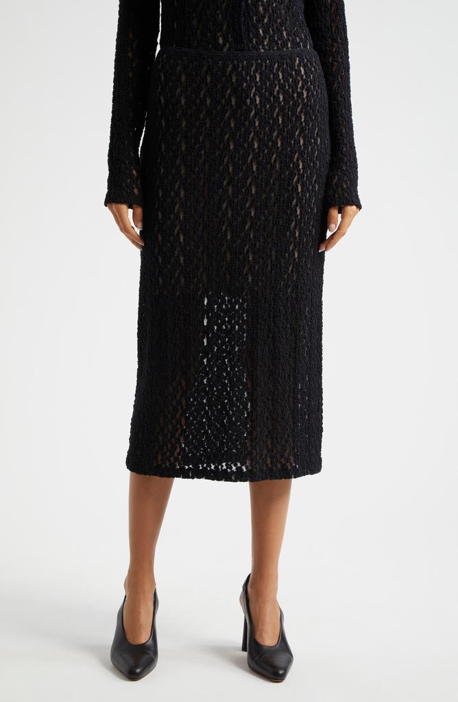 Vince Floral Lace Skirt