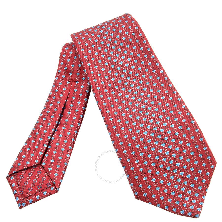 BVLGARI Pictorial Love Shades Silk Tie