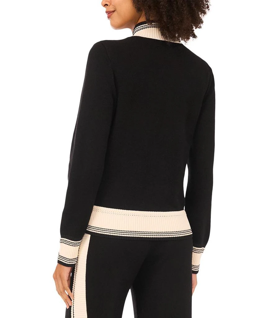 Vince Camuto Contrast Trim Track Jacket 2