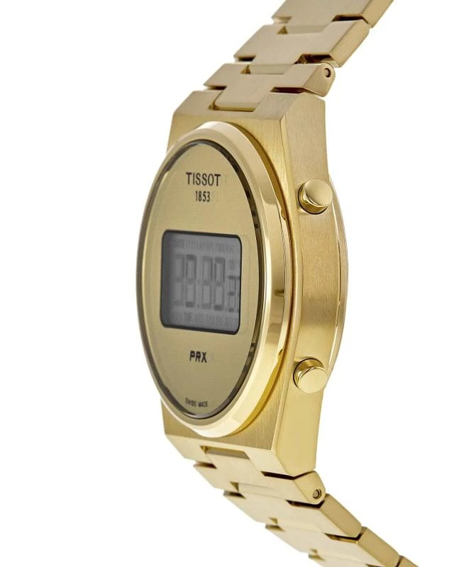 Tissot Tissot PRX Digital Digital Dial Yellow Gold PVD Steel Men's Watch T137.463.33.020.00 3