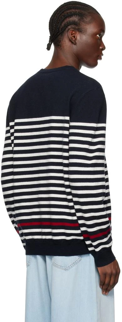 A.P.C. Navy & White Bobby Sweater 3