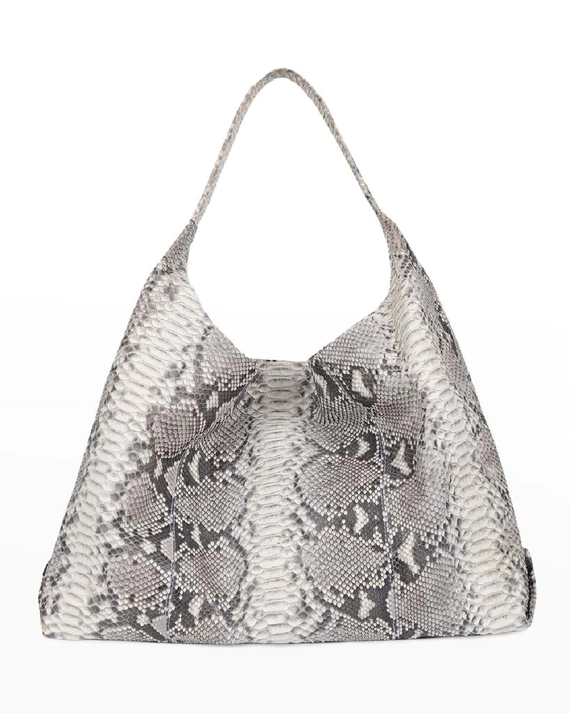 ADRIANA CASTRO Meissa Python Hobo Shoulder Bag 1