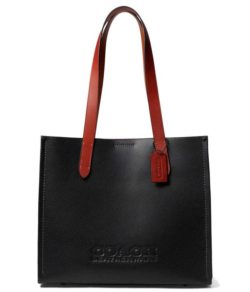 COACH Relay Tote 34 in Pebble Leather
