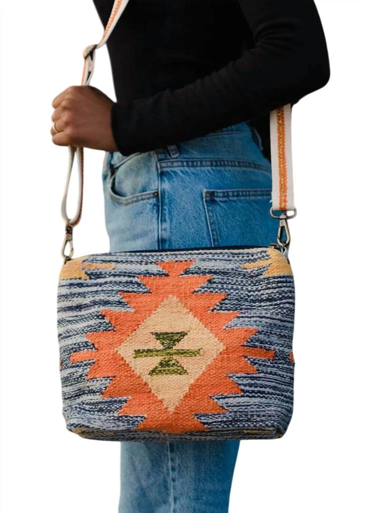 Panache Apparel Co. Tan & Brown Aztec Backpack Women main image 4