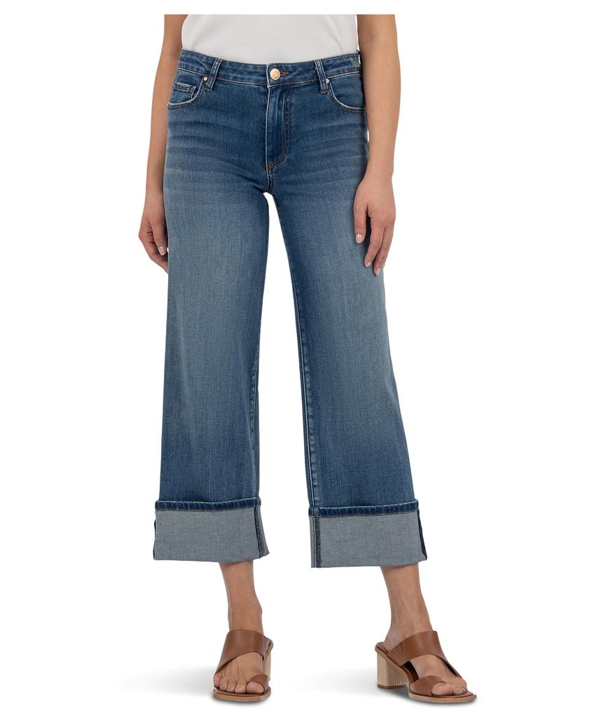 KUT from the Kloth Petite Charlotte High Rise- 4" Roll Up