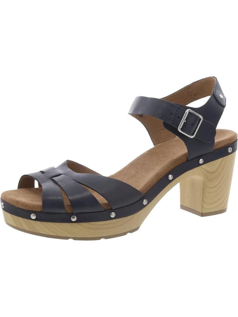 Clarks Ledella Trail Womens Block Heel Ankle Strap 7