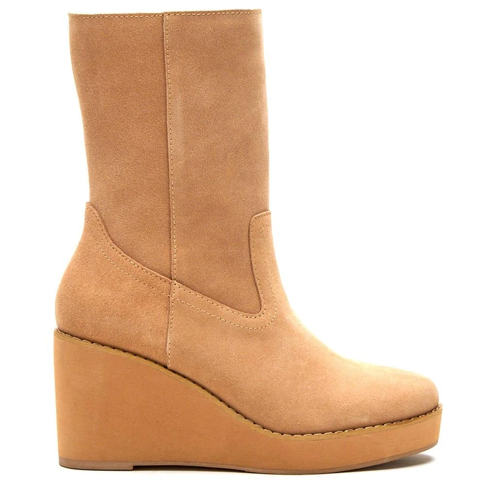 COCONUTS by Matisse Comet Round Toe Wedge Booties 1
