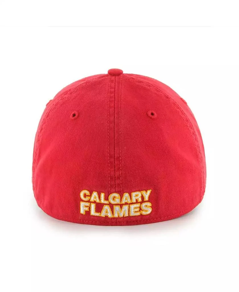 47 Brand Men's Red Calgary Flames Classic Franchise Fitted Hat 2