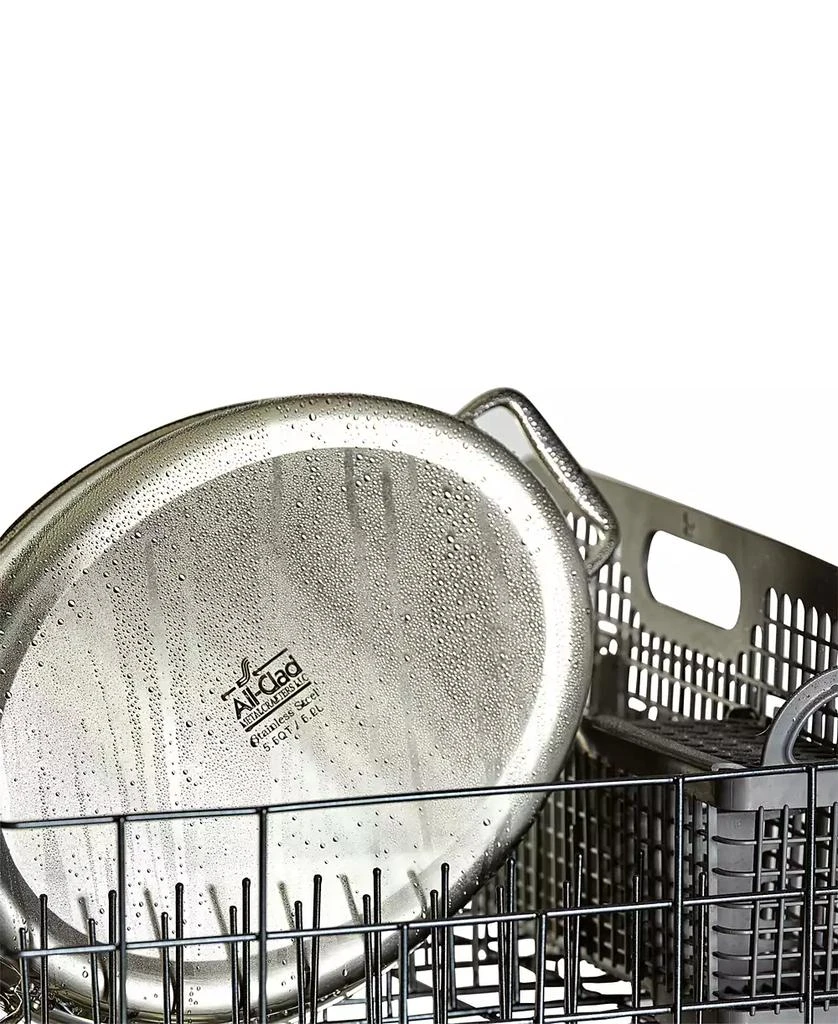 All-Clad Stainless Steel 15" Oval Baker & Pot Holder Set 3