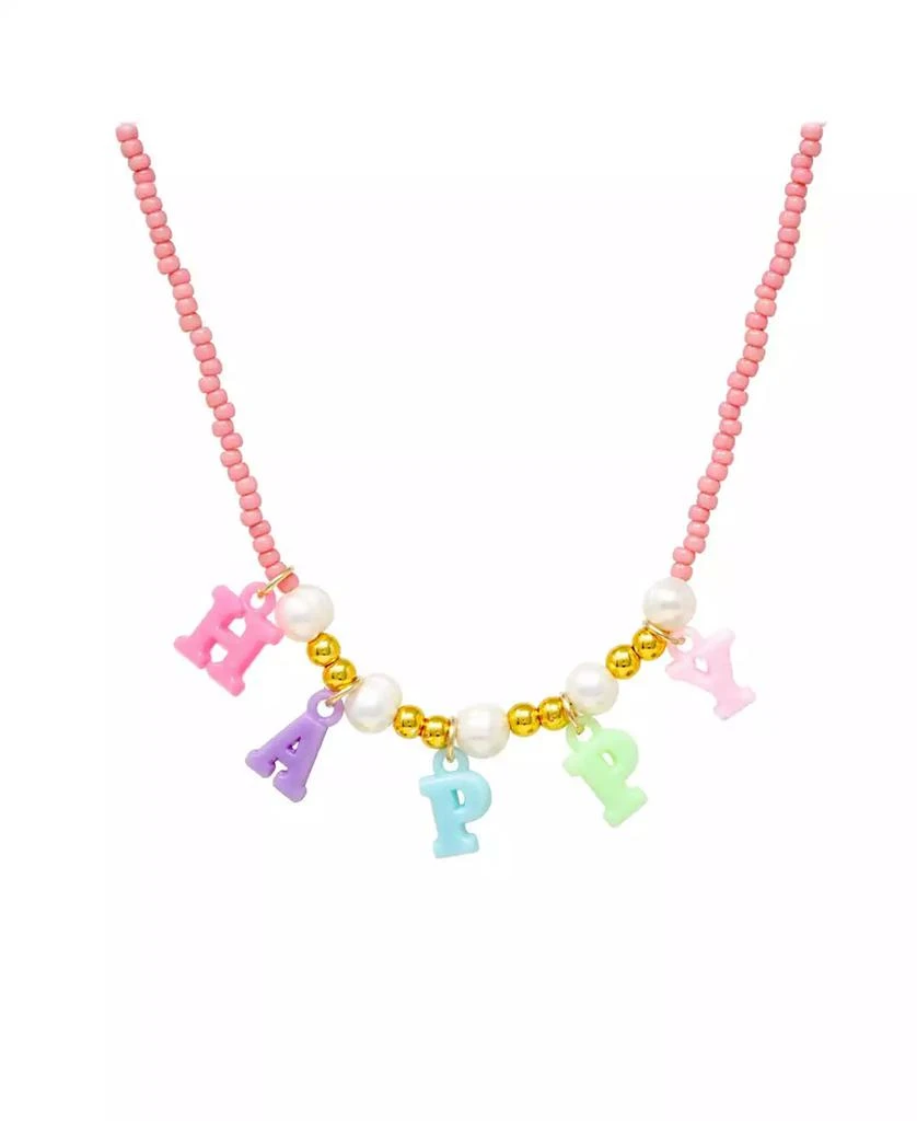ZOMI GEMS Girls Happy Bead Necklace