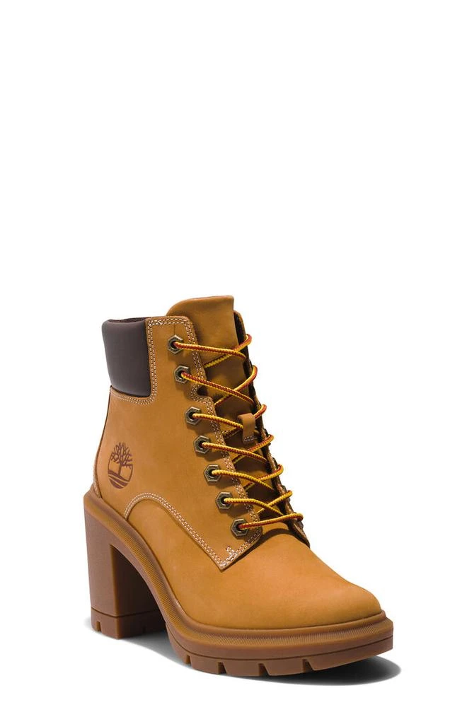 Timberland Women's Wheat Allington Heights Mid Lace-Up Boots 10