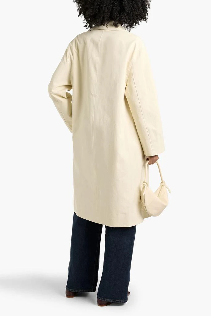 Loulou Studio Alex double-breasted cotton coat 3