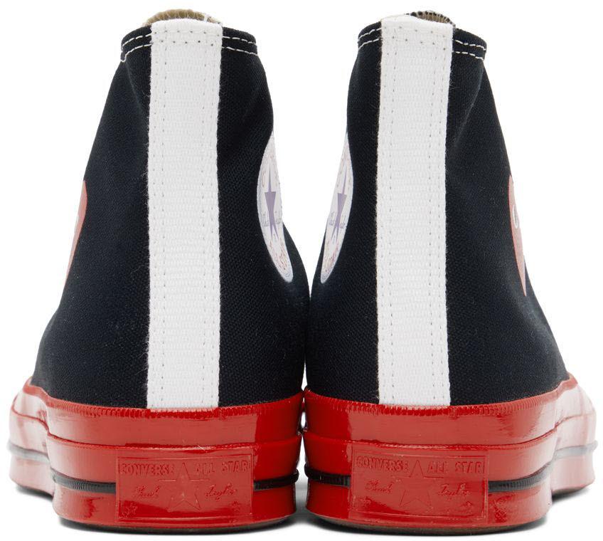 Comme des Garcons Black & Red Converse Edition Chuck 70 Sneakers