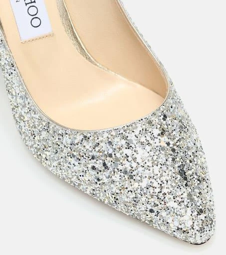 Jimmy Choo Romy 85 glitter pumps 6